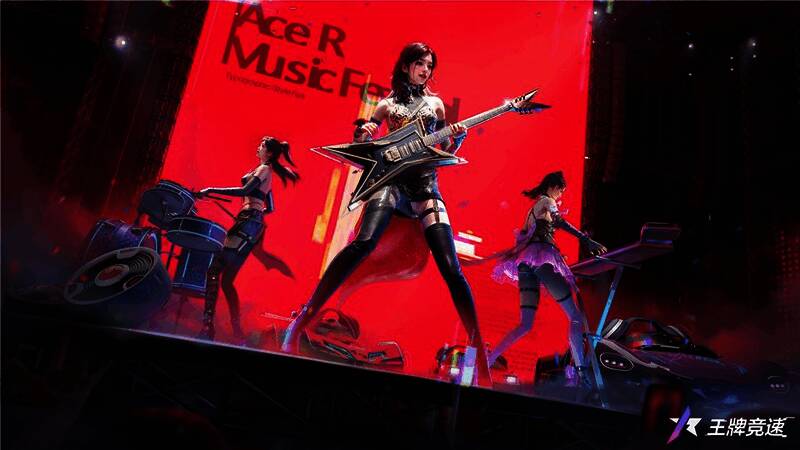 夏日音乐节舞台图