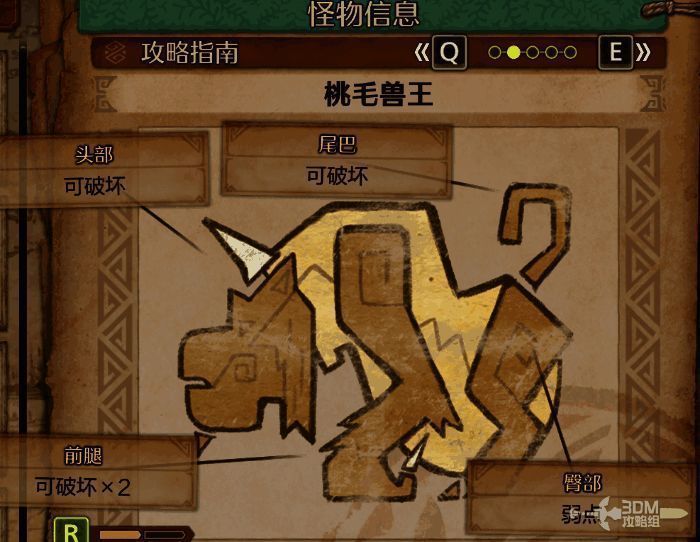 《怪物猎人：荒野》桃毛兽王相关图片2