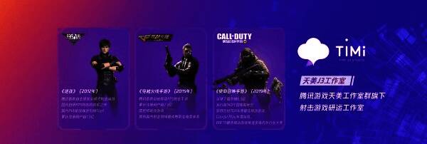 腾讯天美J3工作室旗下在线游戏产品