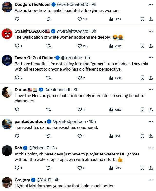 《荒野起源》与《地平线》女角色对比相关图片4