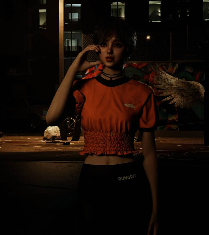 《inZOI》短发女孩捏脸参考图