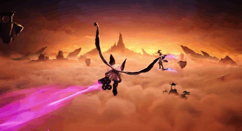 踏风行御风舟坐骑图