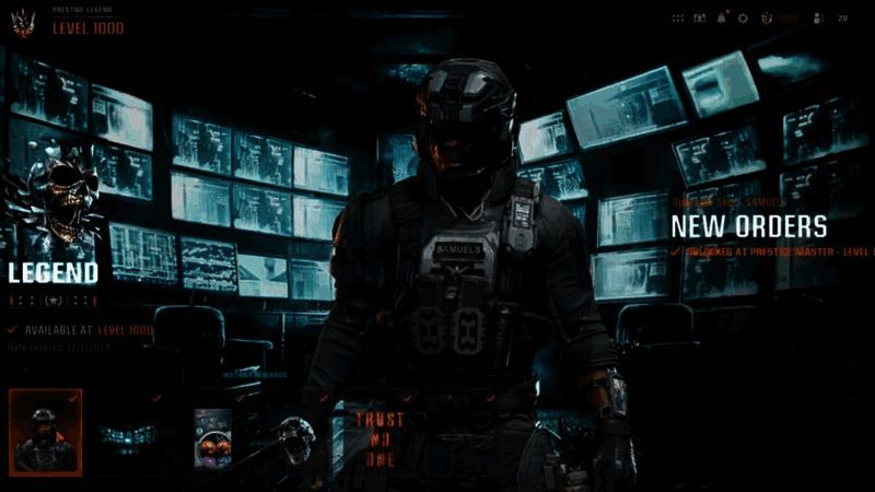 《使命召唤：黑色行动6》满级奖励相关展示