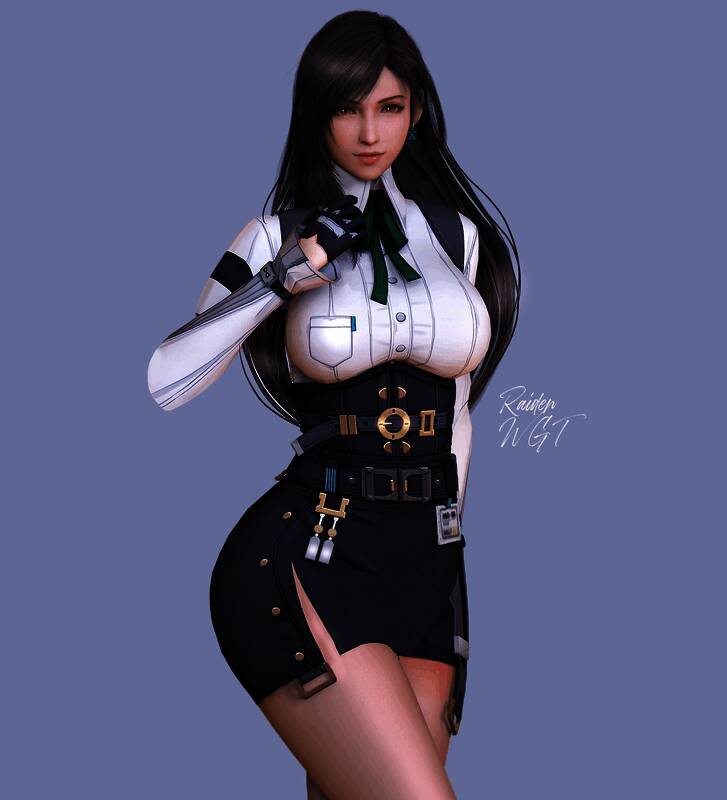 蒂法3D新图，穿新服装展示性感魅力