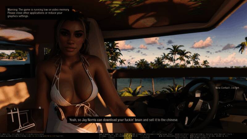 《GTA6》疑似泄露截图