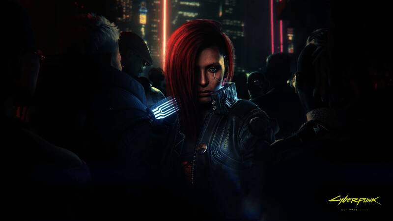 《赛博朋克2077》壁纸呈现画面