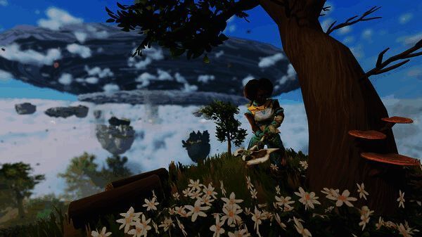 浮空岛舵盘操作画面