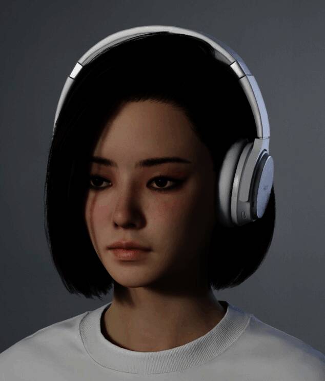 inZOI冷漠美女捏脸的参考图片2