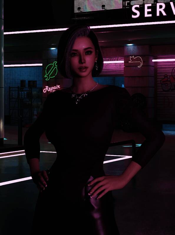 inZOI性感美女捏脸参考图