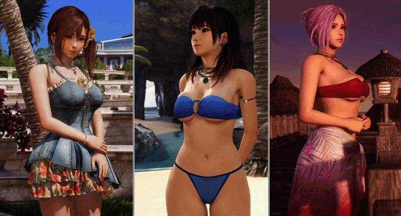 《死或生：女神璀璨假期》相关宣传图