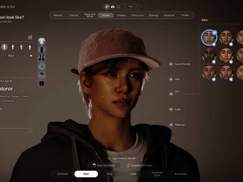 《inZOI》帅哥捏脸图片2