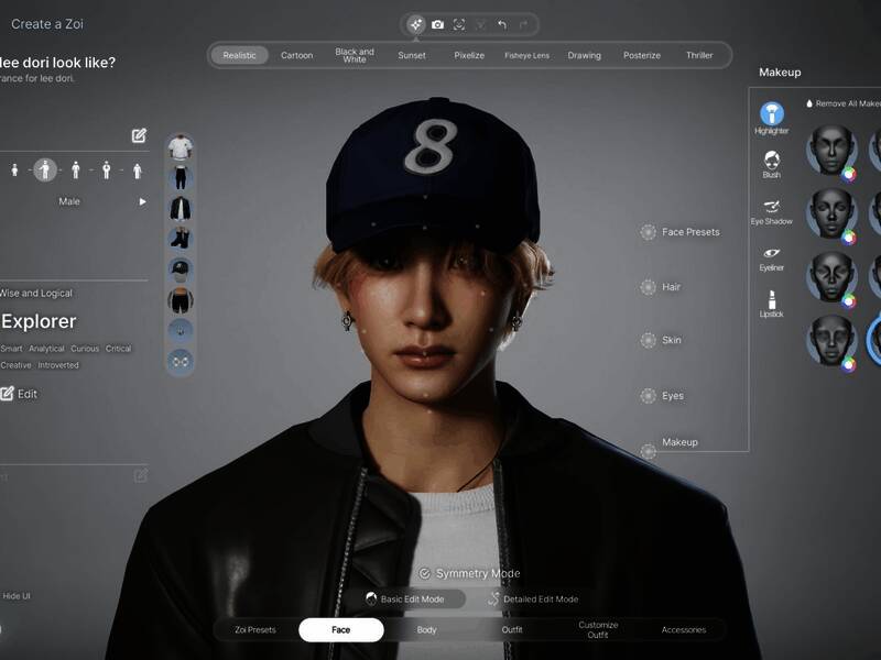 《inZOI》帅哥捏脸图片6