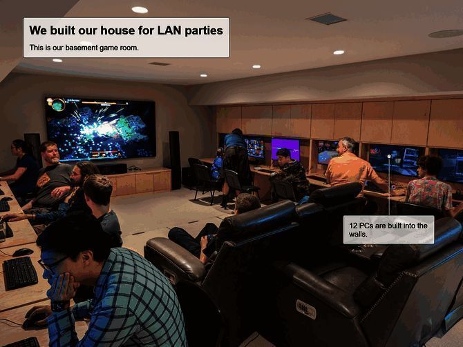 美国夫妇打造的局域网游戏小屋外观