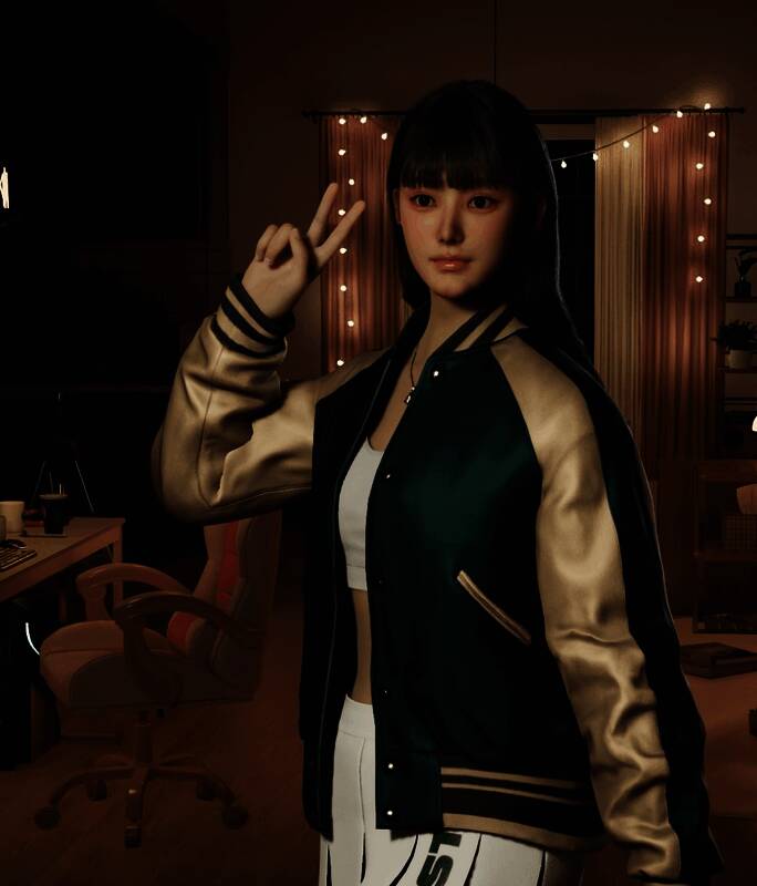 《inZOI》黑长直乖乖女捏脸示例图2