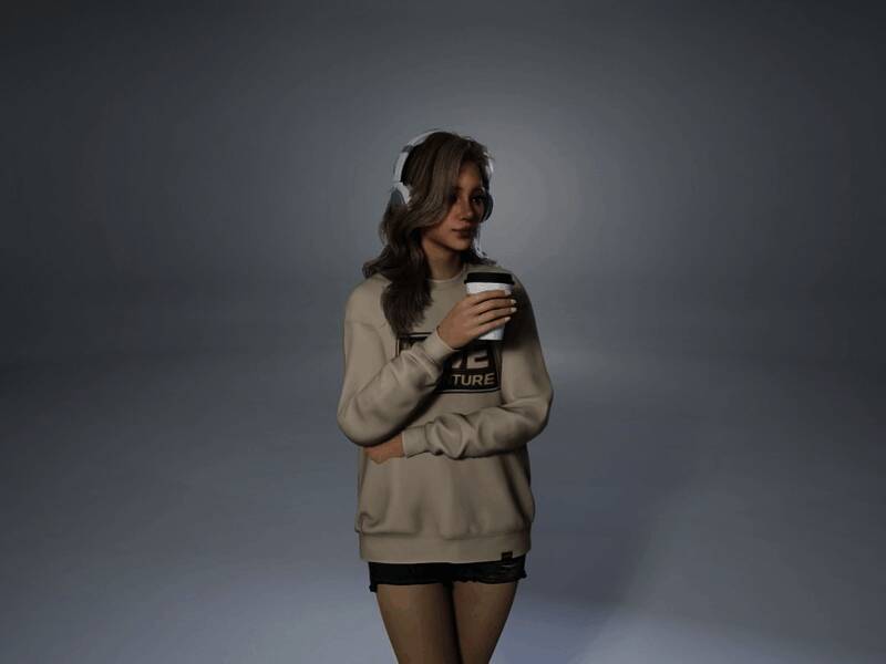 inZOI知性美女捏脸示例图6