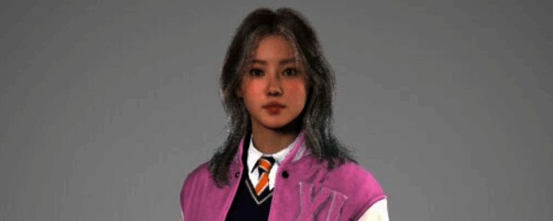 《inZOI》学生女孩捏脸形象图