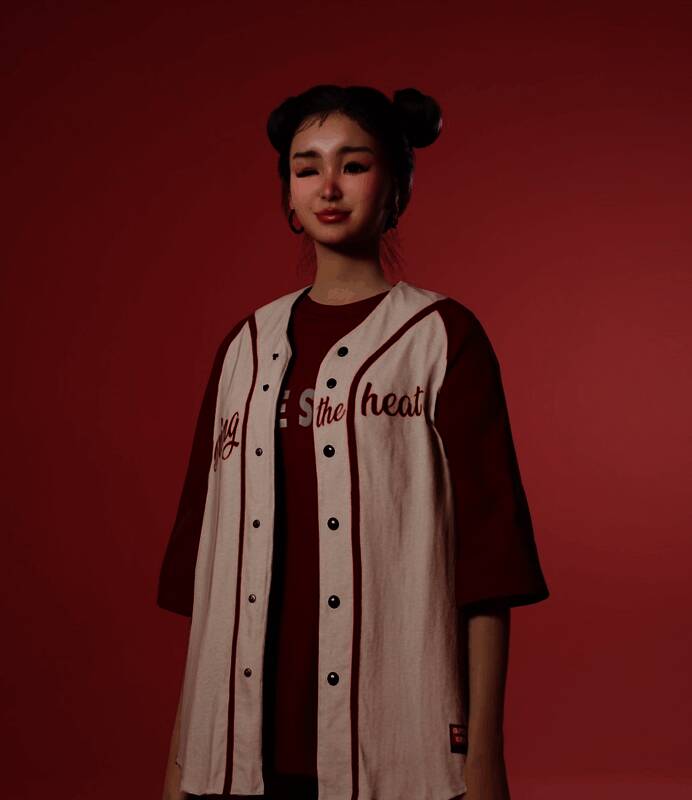 inZOI丸子头甜妹捏脸图片