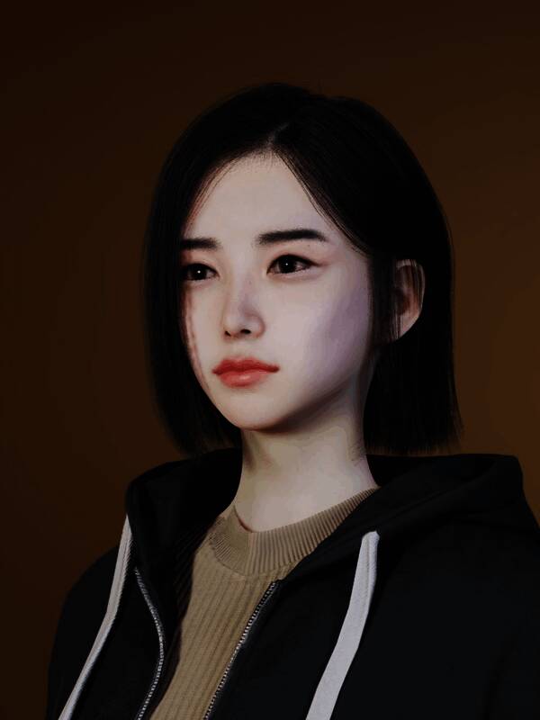 《inZOI》电竞少女捏脸参考图3