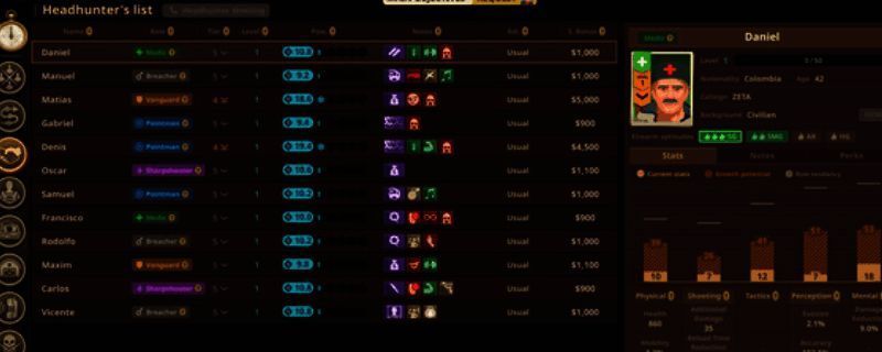 《私人军事经理：战术自动战斗》游戏画面