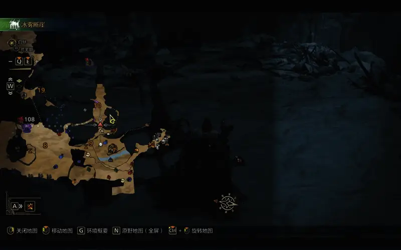 柔毛秧鸡在冰雾断崖区域的具体位置图2