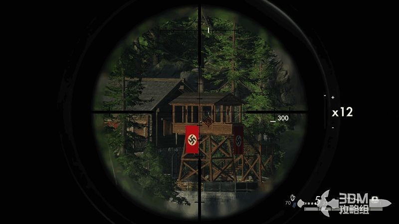 游戏中狙击瞄准画面1