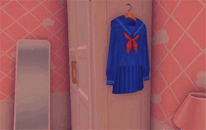 米塔穿着校服的图片