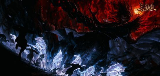 魔司马懿霸气立绘，身穿暗黑战甲，眼神凌厉