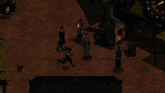 《今古群侠传》主角出山画面,气势磅礴