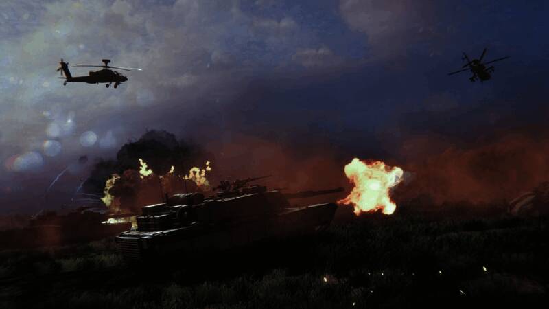 两名玩家在激烈对战中,屏幕中央显示详细战术地图