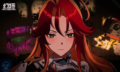 希佩尔身着军装,神情坚定地站在舰桥上,背景是浩瀚宇宙