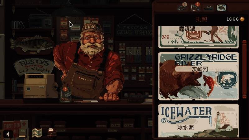 老板Husty站在摊位后,面前是一个金色储钱罐