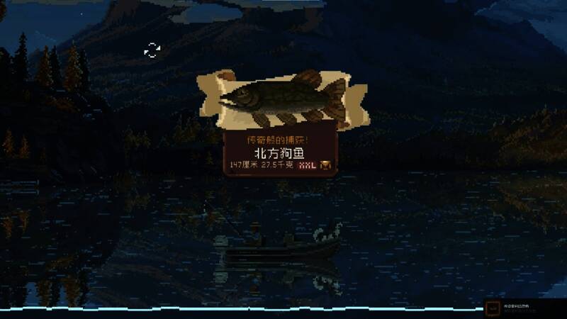 奖杯北方狗鱼被称重,显示刚好达到评选标准