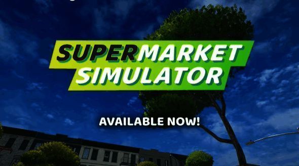 游戏主界面展示,背景为一家整洁明亮的超市内部