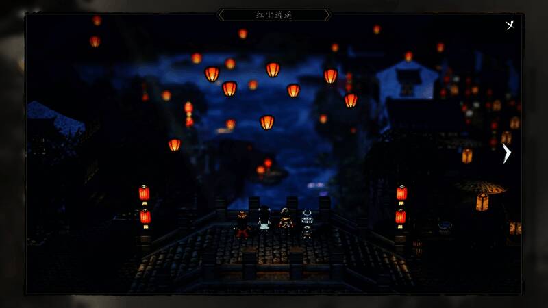 逸剑风云决角色互动场景,三位女性角色并肩而立