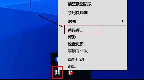 Snipaste首选项窗口展示,常规标签页被选中