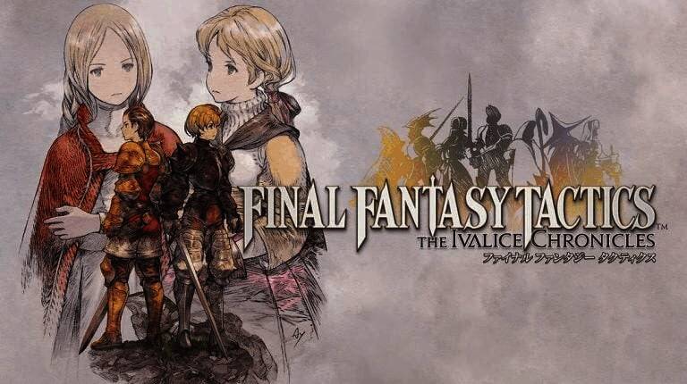 《最终幻想战略版》早期概念图,展现角色战斗场景,画面风格精致复古