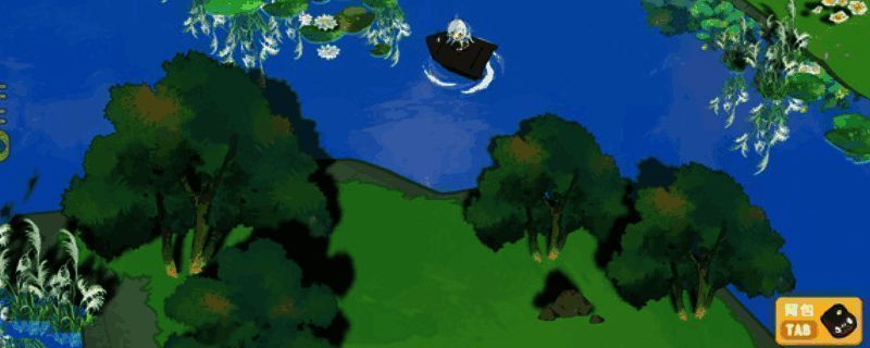 游戏主界面展示,背景为宁静的海边小镇,画面风格清新可爱