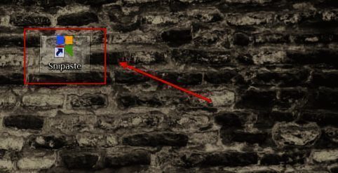 任务栏右下角Snipaste图标展开菜单示意图