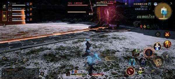 丘都尤都释放火焰吐息技能特效展示