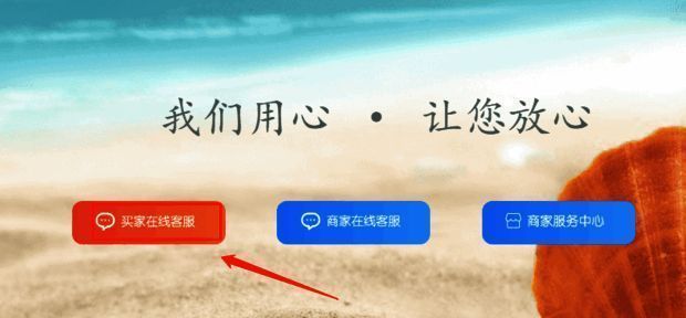 在线咨询页面示意图,展示不同身份的客服连接按钮
