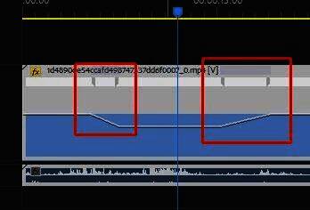 拖动关键帧两侧控制点实现缓入缓出效果