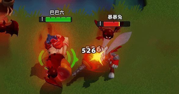 巴巴六释放符文技能后召唤吸血蝠,实现远程持续输出