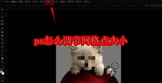 Photoshop软件界面展示，顶部菜单栏清晰可见