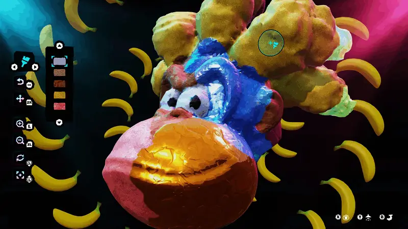 游戏界面展示DK Artist雕刻系统的操作界面及雕塑成果预览