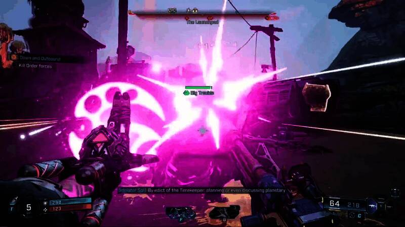 角色施展强力技能,画面特效华丽炫目