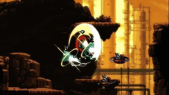 多个狼型敌人围攻主角,动作细节清晰可见