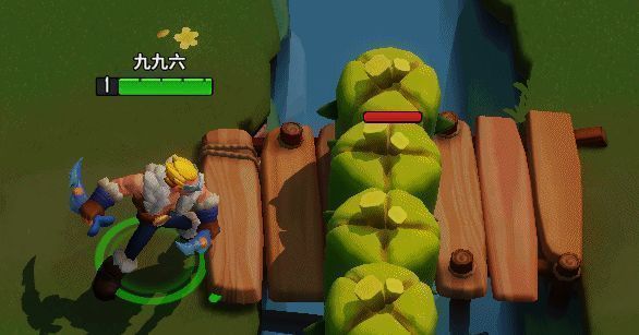 道具使用实战演示,角色释放强力技能特效