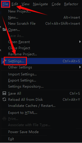 项目解释器设置页面界面展示