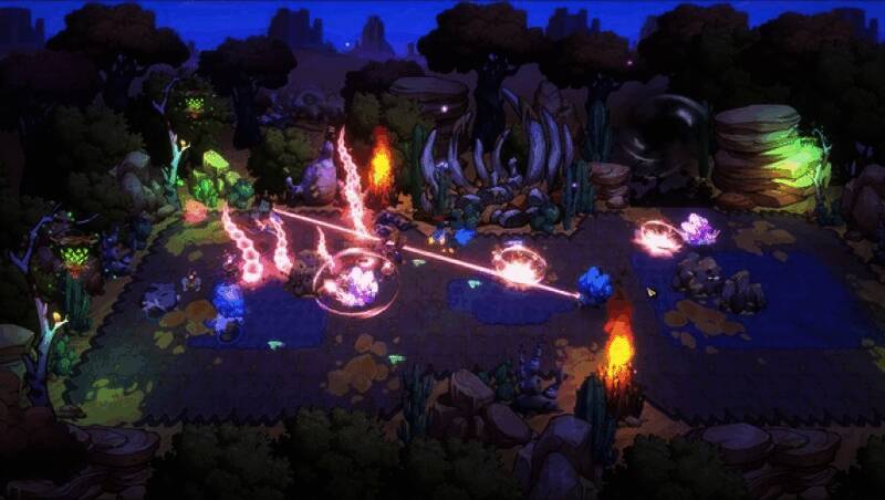 玩家操控角色与迪诺兽共同建造家园,背景是广阔的农田和恐龙随从