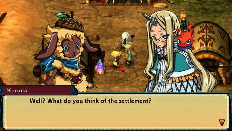 主角麦斯与各种魔物互动的画面,背景是农场和战斗场景交替出现